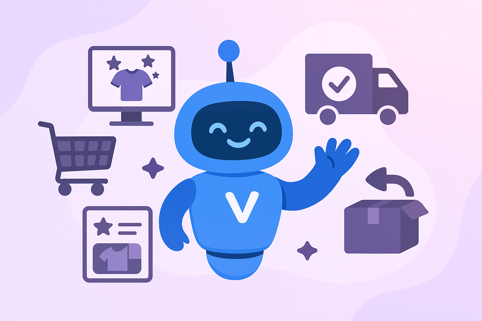 E-commerce Chatbot Illustration